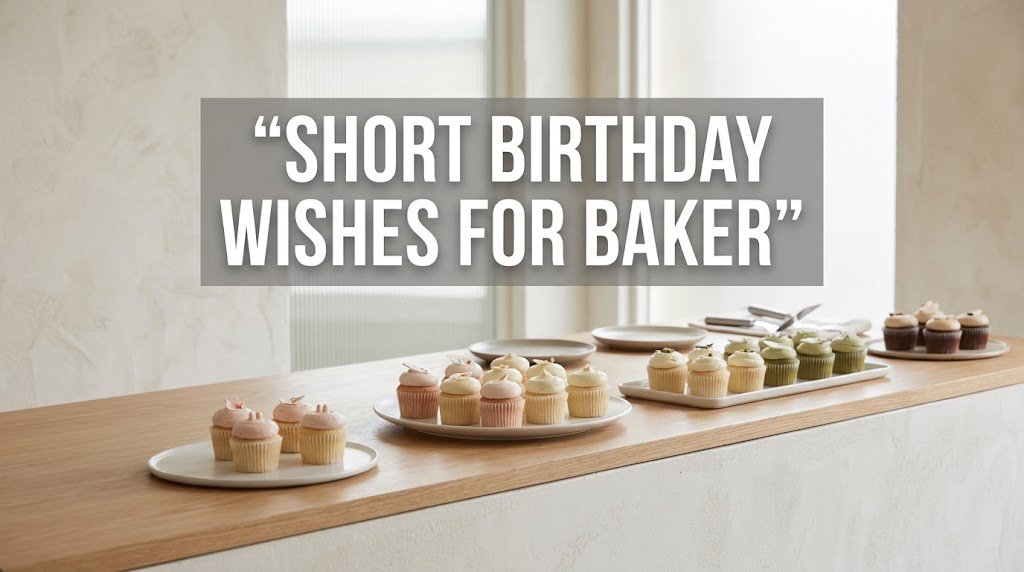 Short Birthday Wishes for Baker