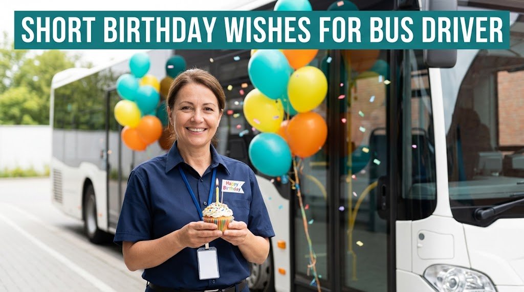 Short Birthday Wishes for Bus Driver