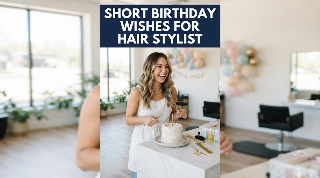 Short Birthday Wishes for Hair Stylist