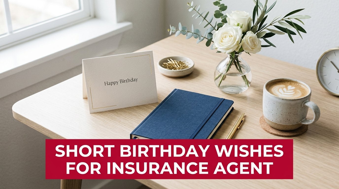 Short Birthday Wishes for Insurance Agent