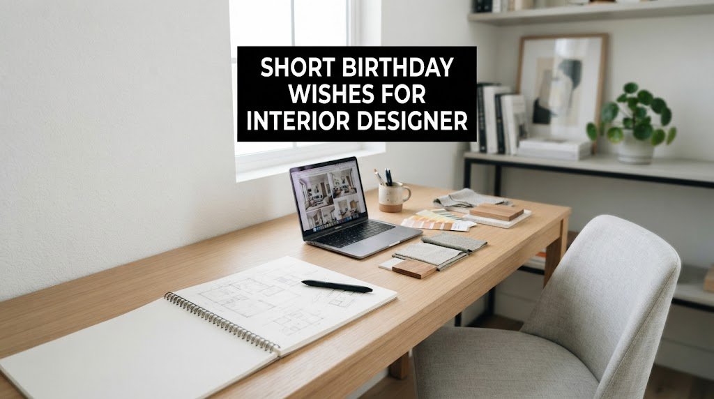 Short Birthday Wishes for Interior Designer
