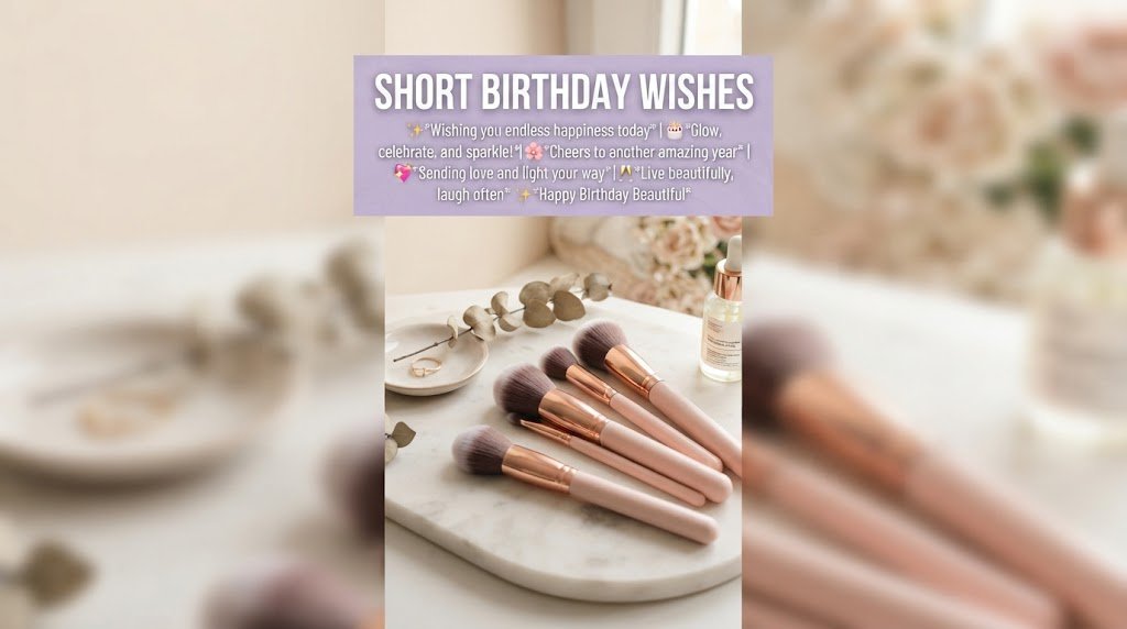 Short Birthday Wishes for Makeup Artist