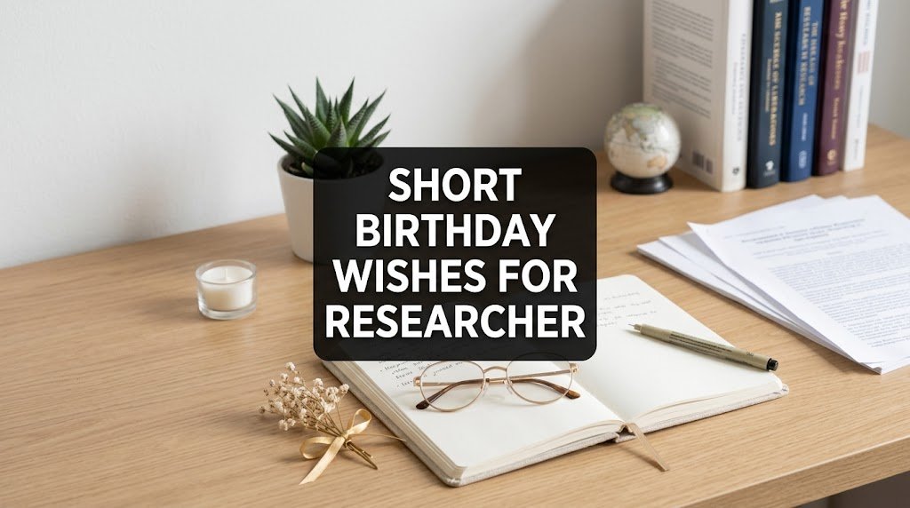 Short Birthday Wishes for Researcher