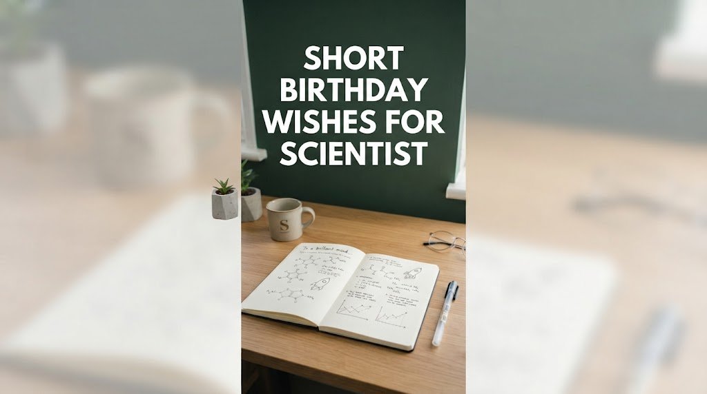 Short Birthday Wishes for Scientist