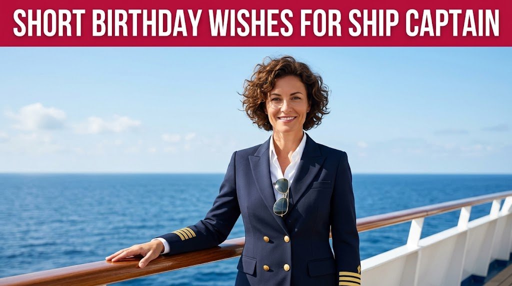 Short Birthday Wishes for Ship Captain