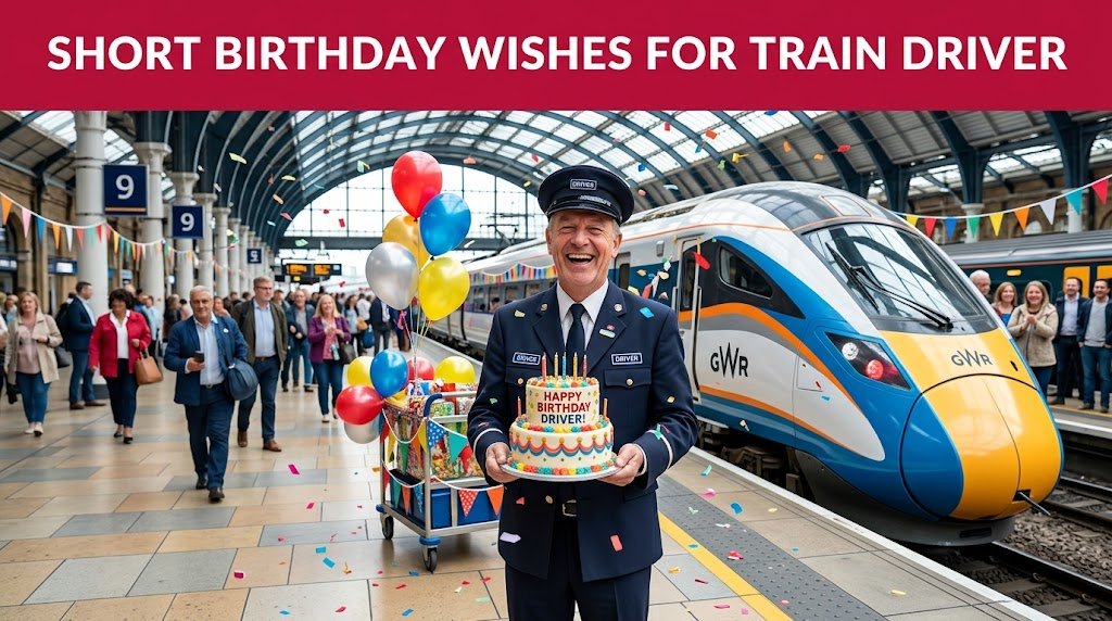 Short Birthday Wishes for Train Driver