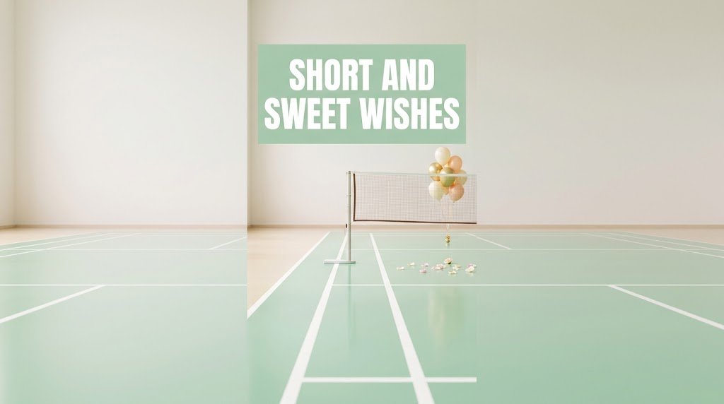 Short and Sweet Birthday Wishes for Badminton Player