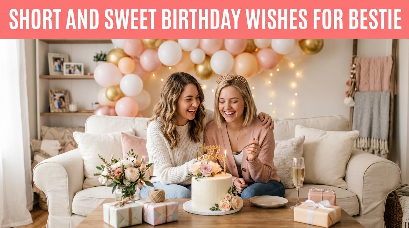 Short and Sweet Birthday Wishes for Bestie