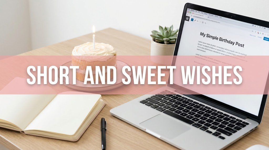 Short and Sweet Birthday Wishes for Blogger