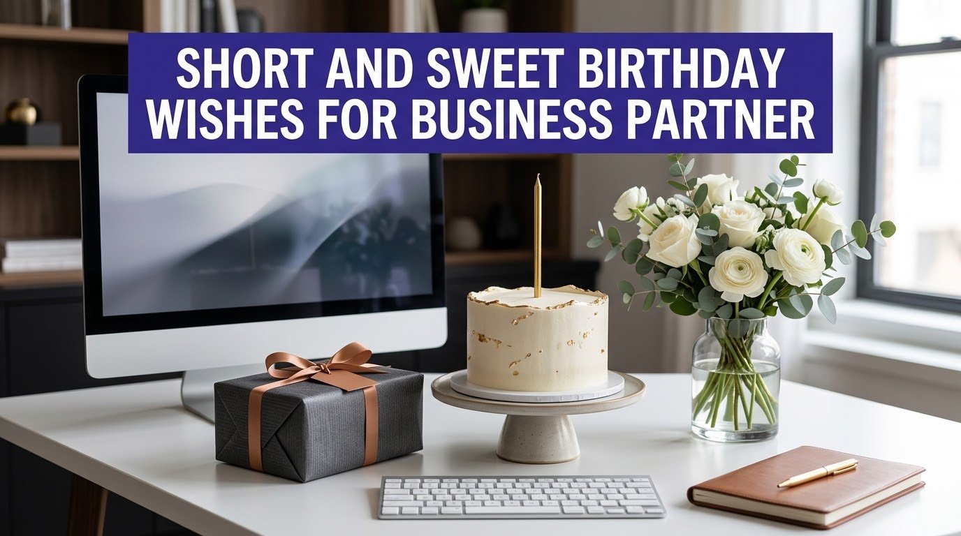Short and Sweet Birthday Wishes for Business Partner