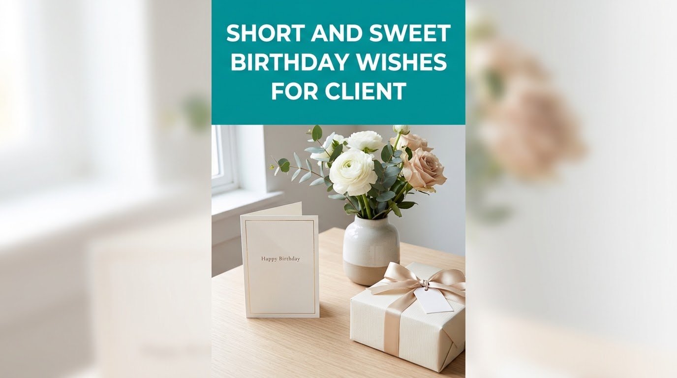 Short and Sweet Birthday Wishes for Client