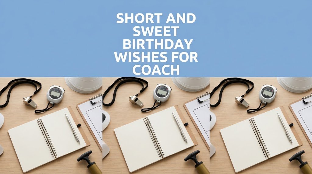 Short and Sweet Birthday Wishes for Coach