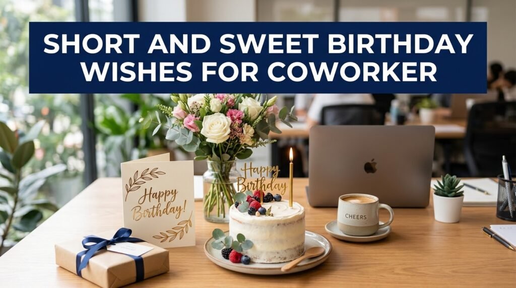 Short and Sweet Birthday Wishes for Coworker