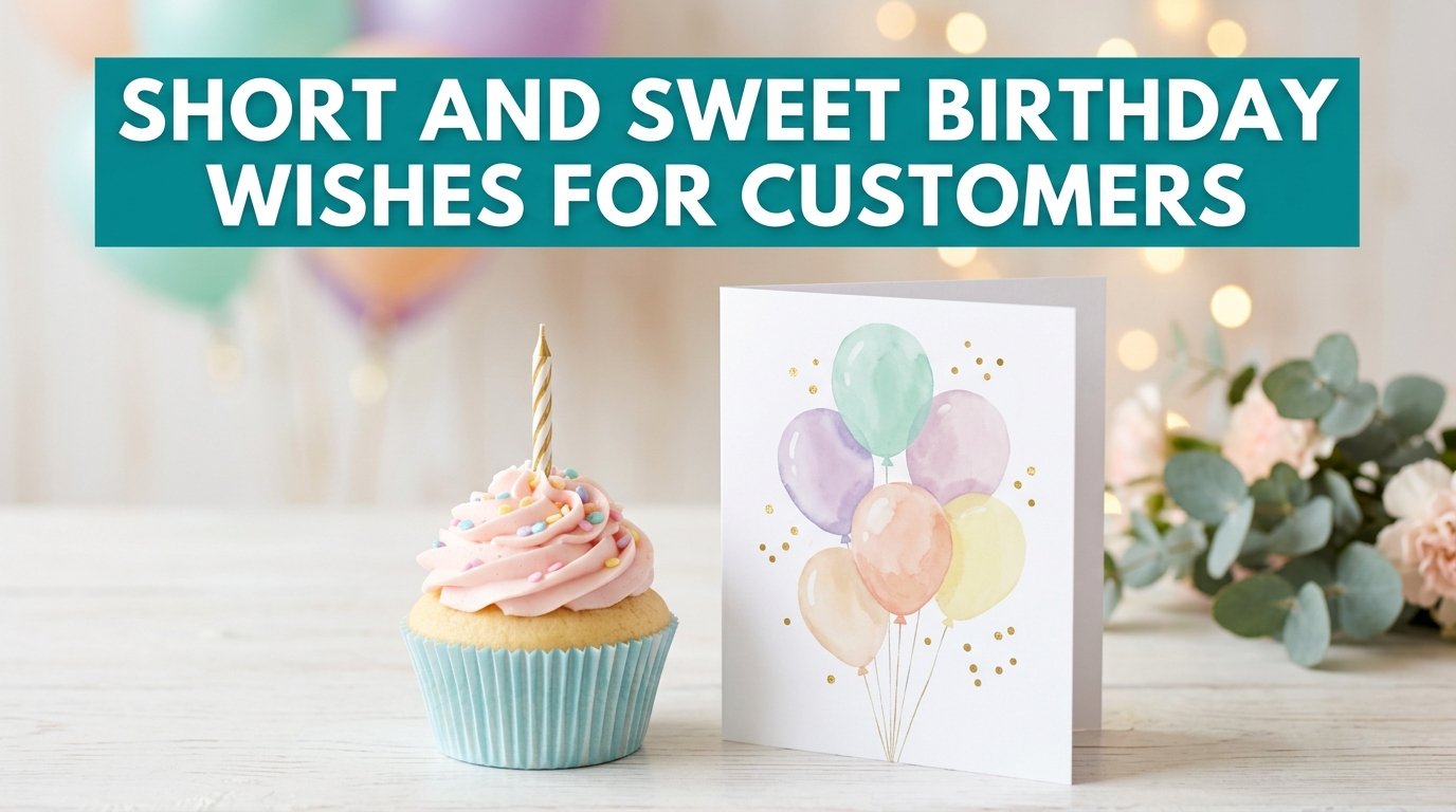 Short and Sweet Birthday Wishes for Customers