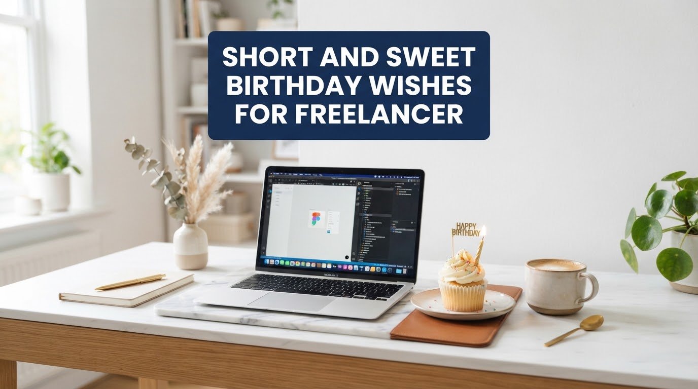 Short and Sweet Birthday Wishes for Freelancer