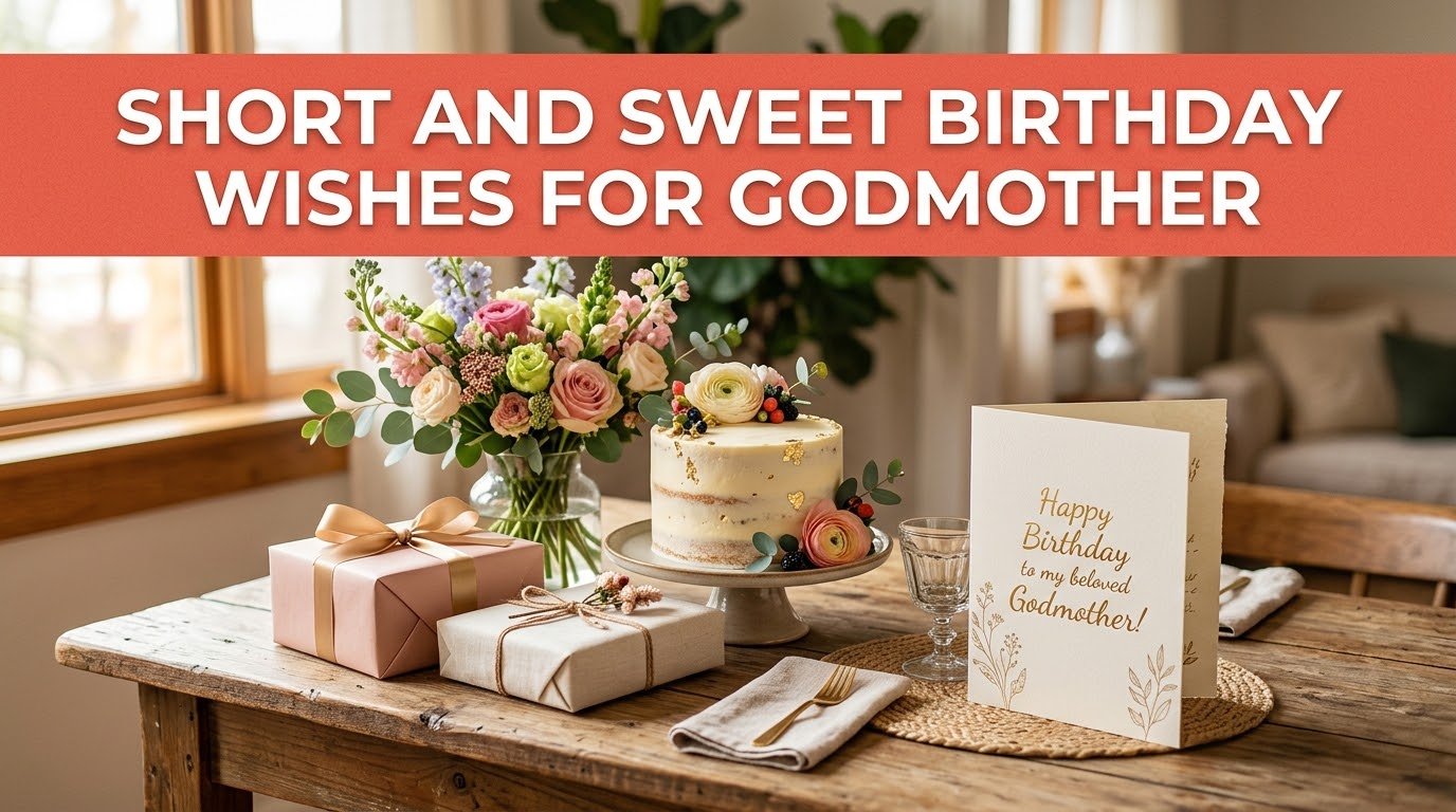 Short and Sweet Birthday Wishes for Godmother