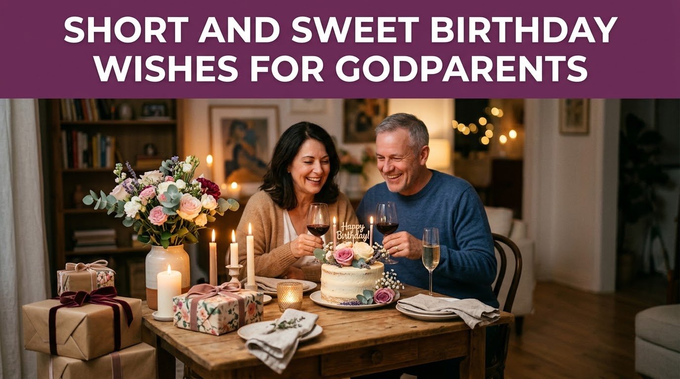 Short and Sweet Birthday Wishes for Godparents