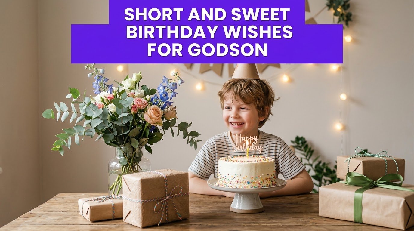 Short and Sweet Birthday Wishes for Godson