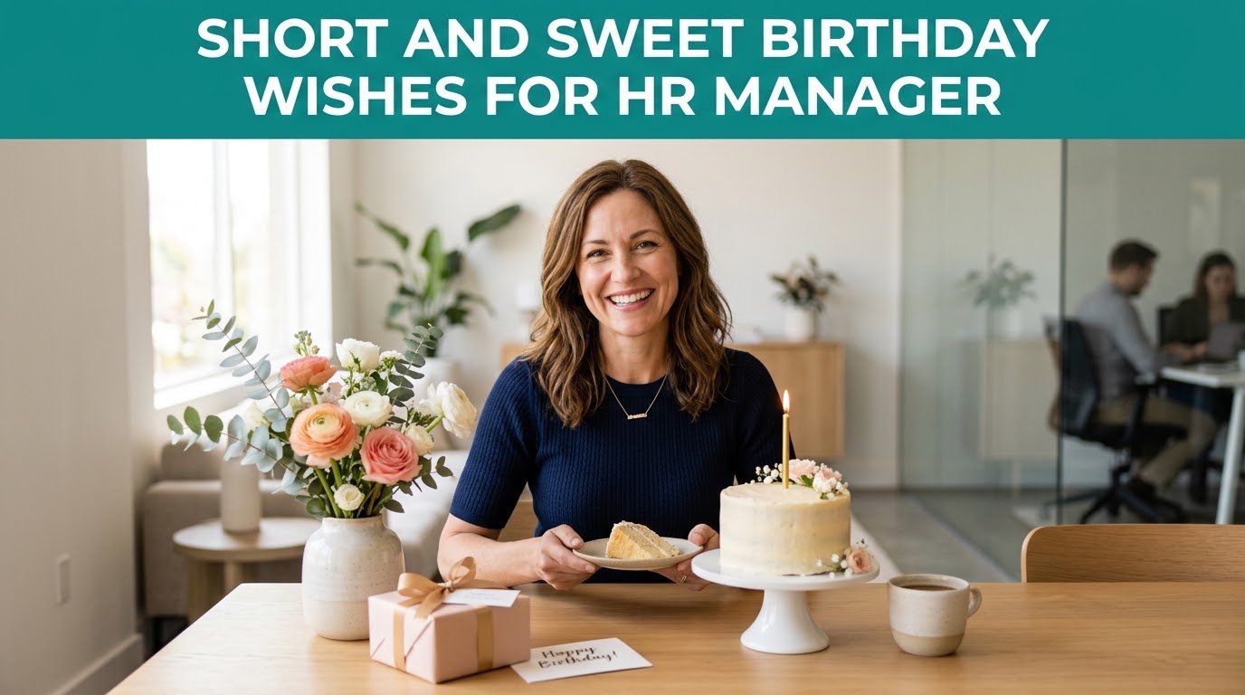 Short and Sweet Birthday Wishes for HR Manager