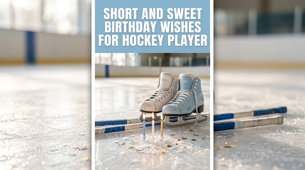 Short and Sweet Birthday Wishes for Hockey Player