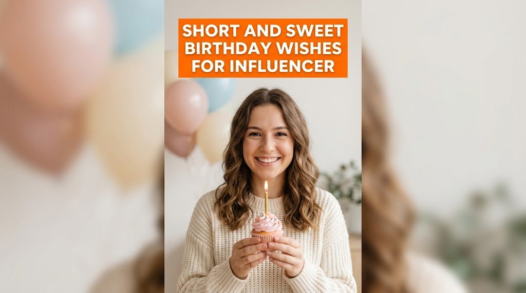 Short and Sweet Birthday Wishes for Influencer