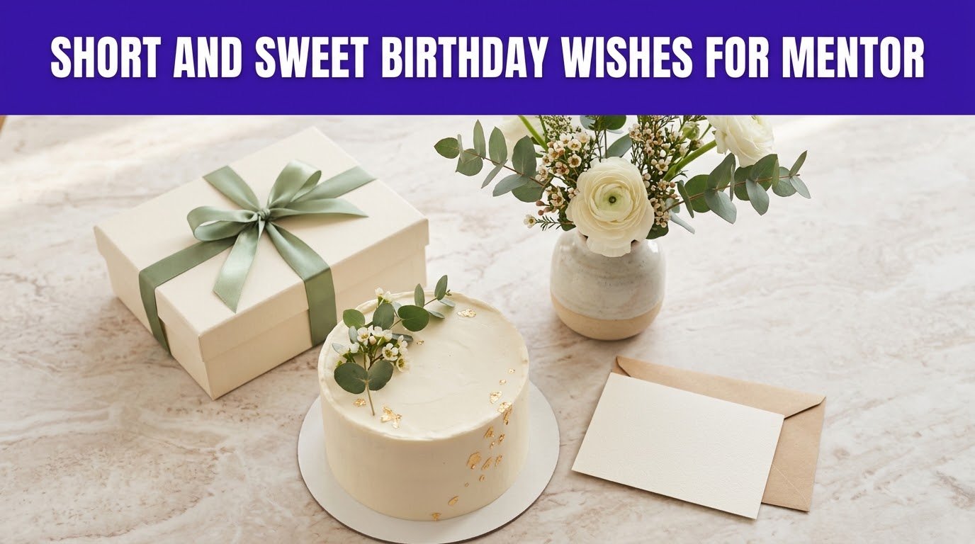 Short and Sweet Birthday Wishes for Mentor