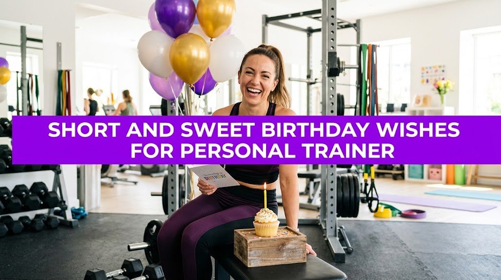 Short and Sweet Birthday Wishes for Personal Trainer
