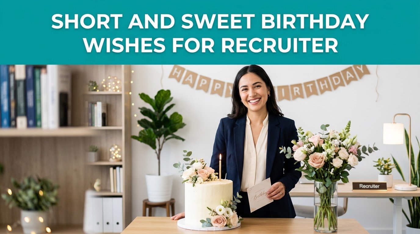 Short and Sweet Birthday Wishes for Recruiter