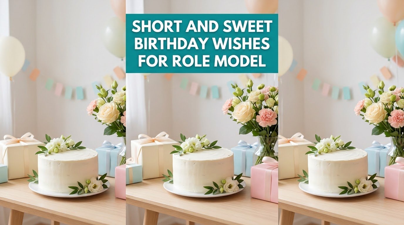 Short and Sweet Birthday Wishes for Role Model