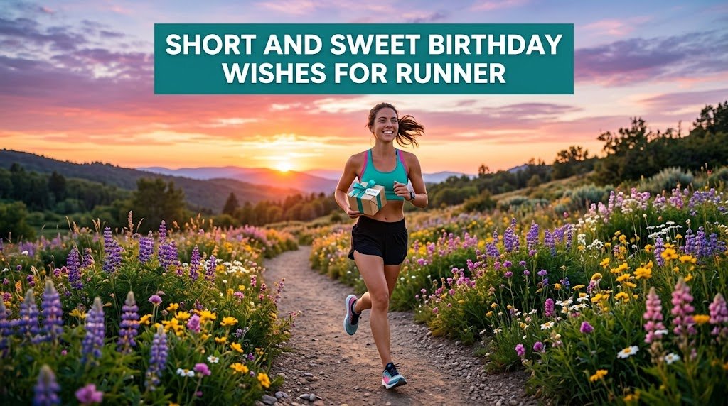Short and Sweet Birthday Wishes for Runner