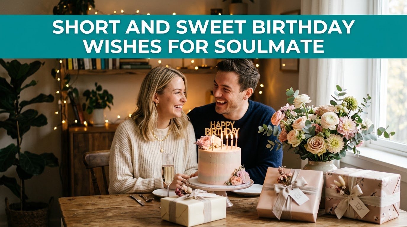 Short and Sweet Birthday Wishes for Soulmate