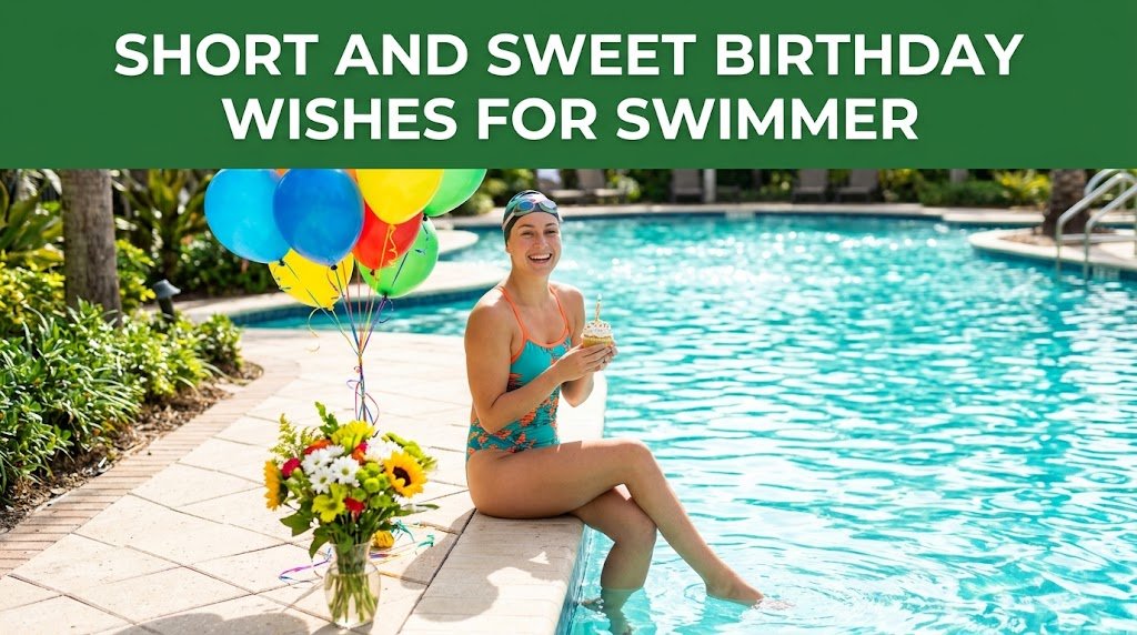 Short and Sweet Birthday Wishes for Swimmer