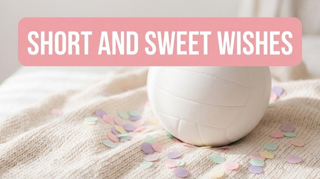 Short and Sweet Birthday Wishes for Volleyball Player