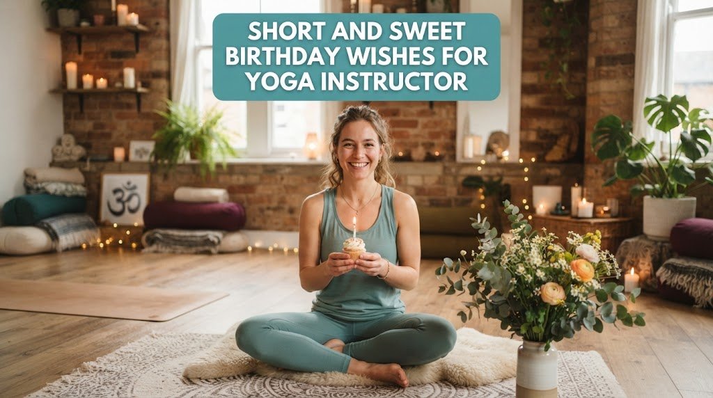 Short and Sweet Birthday Wishes for Yoga Instructor