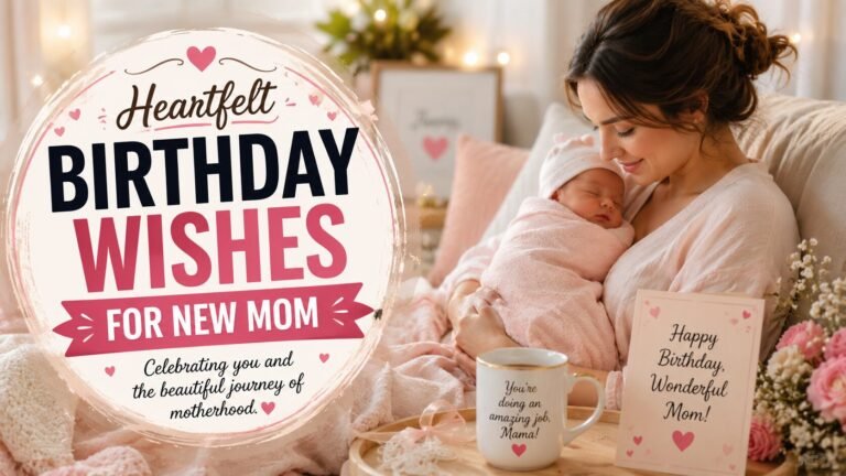 birthday wishes for new mom