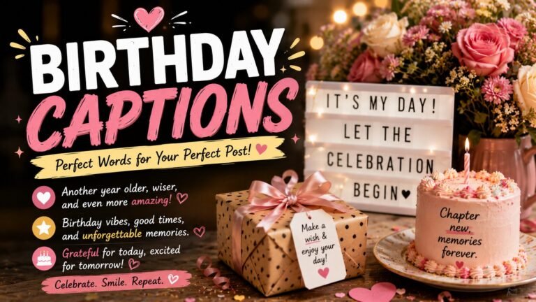 Birthday Captions